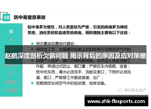 赵鹏深度剖析欠薪问题 揭示背后的原因及应对策略 赵鹏深度剖析欠薪问题 揭示背后的原因及应对策略