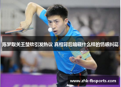陈梦取关王楚钦引发热议 真相背后暗藏什么样的情感纠葛 陈梦取关王楚钦引发热议 真相背后暗藏什么样的情感纠葛